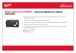 MILWAUKEE Gumová objímka pro M12 FIWF 4932478758 A4 PDF
