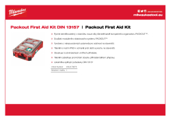 MILWAUKEE Lékárnička PACKOUT DIN 13157 4932478879 A4 PDF