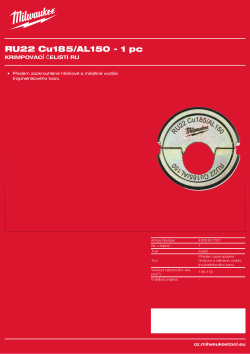 MILWAUKEE RU22 Cu185/AL150 4932451787 A4 PDF