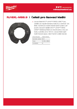 MILWAUKEE Press Jaws 4932479459 A4 PDF