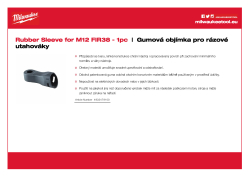 MILWAUKEE Gumová objímka pro M12 FIR38 4932479100 A4 PDF