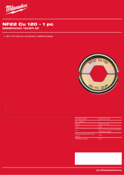 MILWAUKEE NF22 Cu 120 4932451739 A4 PDF