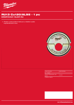 MILWAUKEE RU13 Cu120/AL95 4932459488 A4 PDF