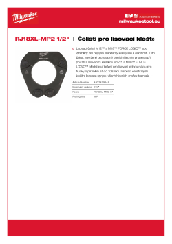 MILWAUKEE RJ18XL-MP2 ½″ 4932479448 A4 PDF