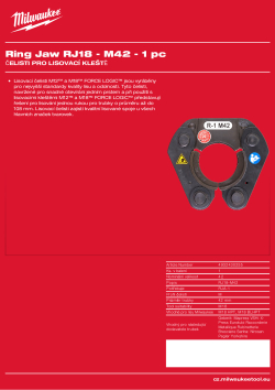 MILWAUKEE Press Jaws 4932430255 A4 PDF
