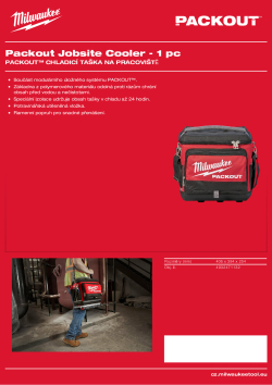 MILWAUKEE PACKOUT™ chladicí taška na pracoviště 4932471132 A4 PDF