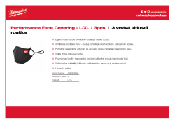 MILWAUKEE Rouška prémiová – vel. L/XL – 3 kusy 4932478866 A4 PDF