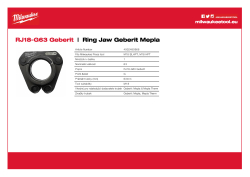 MILWAUKEE Press Jaws GEBERIT 4932480966 A4 PDF