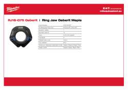 MILWAUKEE Press Jaws GEBERIT 4932480967 A4 PDF