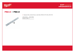 MILWAUKEE Spojovací prvky pro vodicí lišty 4932479069 A4 PDF