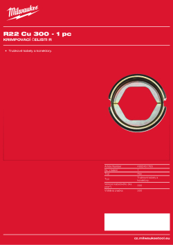 MILWAUKEE R22 Cu 300 4932451765 A4 PDF