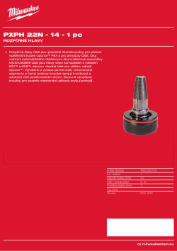 MILWAUKEE Expander heads 4932352729 A4 PDF