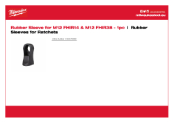 MILWAUKEE Gumová objímka pro M12 FHIR14 & M12 FHIR38 4932479099 A4 PDF