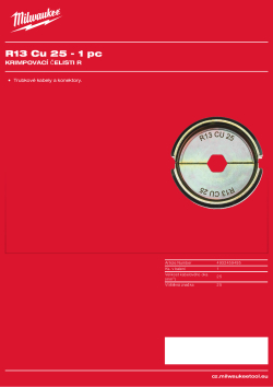 MILWAUKEE R13 Cu 25 4932459495 A4 PDF