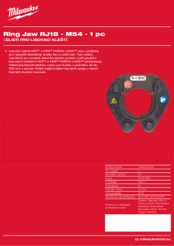 MILWAUKEE Press Jaws 4932430256 A4 PDF