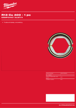 MILWAUKEE R13 Cu 400 4932459505 A4 PDF