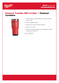 MILWAUKEE Hrnek PACKOUT™ 887 ml 4932479075 A4 PDF