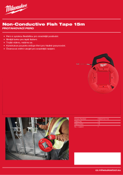 MILWAUKEE Polyesterové protahovací pero 15 m 4932472118 A4 PDF