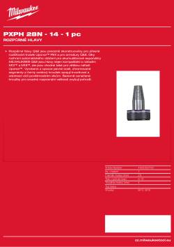 MILWAUKEE Expander heads 4932352730 A4 PDF