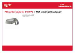 MILWAUKEE PEX čelisti kleští na kabely C12 PPC 4931441978 A4 PDF