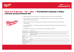 MILWAUKEE Rukavice s třídou ochrany proti proříznutí E velké balení 7/S - 12 ks 4932479719 A4 PDF
