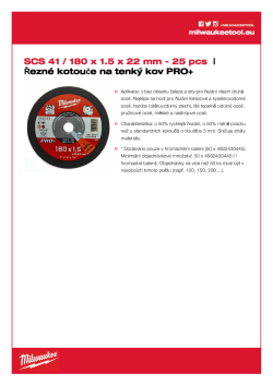 MILWAUKEE SCS 41 / 180 4932451489 A4 PDF