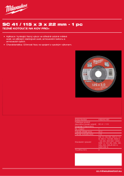 MILWAUKEE SC 41 / 115 4932451491 A4 PDF