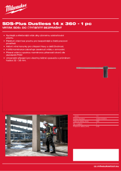 MILWAUKEE SDS-Plus Dustless drill bits 4932459284 A4 PDF