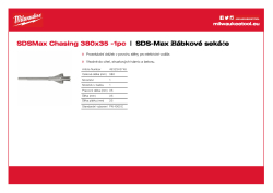MILWAUKEE SDS-Max křídlový sekáč na drážky 4932343746 A4 PDF