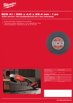 MILWAUKEE SCS 41 / 350 4932471989 A4 PDF