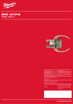 MILWAUKEE Malá řezačka tuku C ke spirálám 10, 13, 16 mm 48532684 A4 PDF