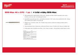 MILWAUKEE SDS-Max Drills - 4 cut 4932352798 A4 PDF