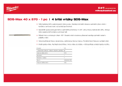 MILWAUKEE SDS-Max Drills - 4 cut 4932352795 A4 PDF