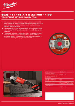 MILWAUKEE SCS 41 / 115 4932451484 A4 PDF