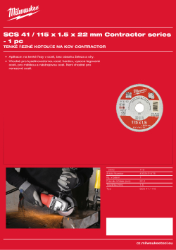 MILWAUKEE SCS 41 / 115 Contractor 4932451476 A4 PDF