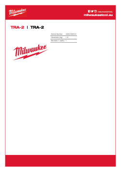 MILWAUKEE Ponorná základna 4932480544 A4 PDF