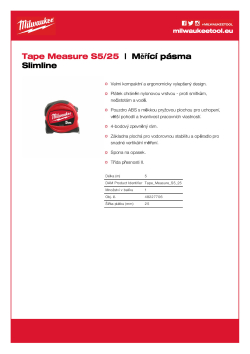 MILWAUKEE S5 / 25 48227706 A4 PDF