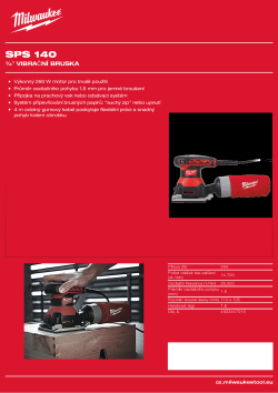 MILWAUKEE ¼″ vibrační bruska 4933447015 A4 PDF