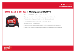 MILWAUKEE STUD Gen2 8 m 26 ft 4932471629 A4 PDF