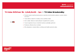MILWAUKEE SL 1.2 x 6.5 x 45 4932471780 A4 PDF