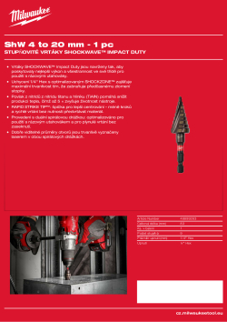 MILWAUKEE 4 – 20 mm 48899263 A4 PDF