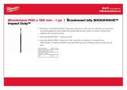 MILWAUKEE PH2 x 150 mm - 1 ks 4932471565 A4 PDF