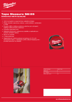 MILWAUKEE S8 / 25 48227708 A4 PDF