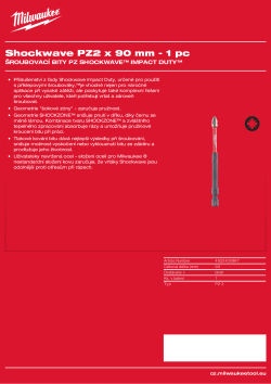 MILWAUKEE PZ2 x 90 mm - 1 ks 4932430867 A4 PDF