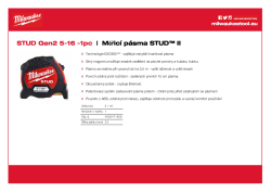 MILWAUKEE STUD Gen2 5 m 16 ft 4932471628 A4 PDF