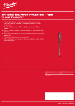 MILWAUKEE PH3 x 150 4932471789 A4 PDF