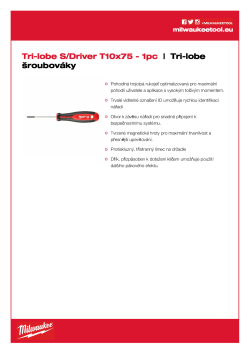 MILWAUKEE T10 x 75 4932471799 A4 PDF