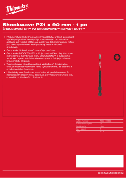 MILWAUKEE PZ1 x 90 mm - 1 ks 4932430862 A4 PDF