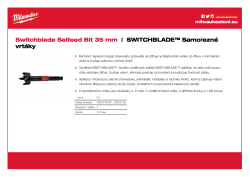MILWAUKEE Impact Rated Switchblade™ Selfeed Drill Bits 4932479497 A4 PDF