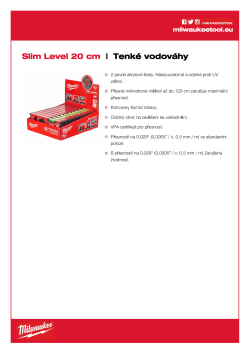 MILWAUKEE Nemagnetická 20 cm 4932472091 A4 PDF